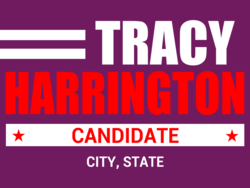 candidate political yard sign template 9776