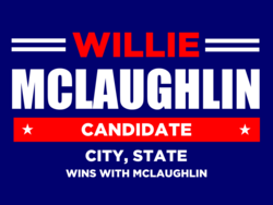 candidate political yard sign template 9779