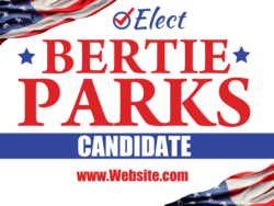 candidate political yard sign template 9793