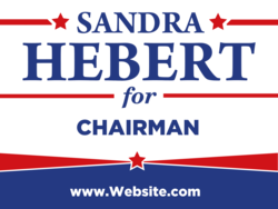 chairman political yard sign template 9811