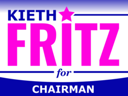 chairman political yard sign template 9817