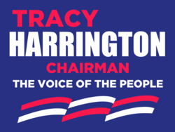 chairman political yard sign template 9854