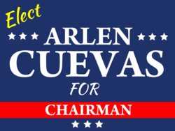 chairman political yard sign template 9861