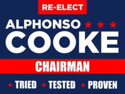 chairman political yard sign template 9863