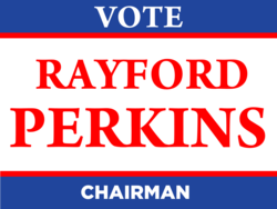 chairman political yard sign template 9877