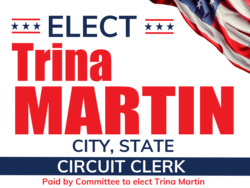 circuit-clerk political yard sign template 9879