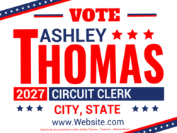 circuit-clerk political yard sign template 9880