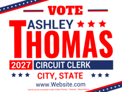 circuit-clerk political yard sign template 9880