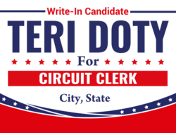 circuit-clerk political yard sign template 9884