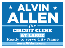 circuit-clerk political yard sign template 9891