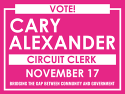 circuit-clerk political yard sign template 9892