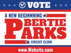 circuit-clerk political yard sign template 9894