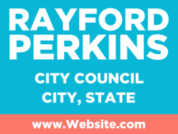 city-council political yard sign template 10012