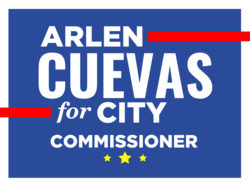 commissioner political yard sign template 10050