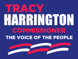 commissioner political yard sign template 10070