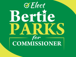 commissioner political yard sign template 10078