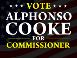 commissioner political yard sign template 10088