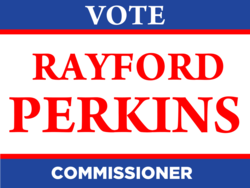 commissioner political yard sign template 10093