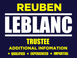 trustee political yard sign template 10930