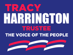 trustee political yard sign template 10934