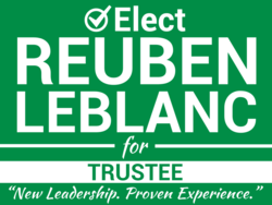 trustee political yard sign template 10946