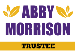 trustee political yard sign template 10949