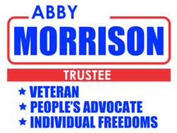 trustee political yard sign template 10950