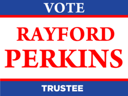 trustee political yard sign template 10957