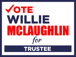 trustee political yard sign template 10958