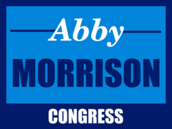 congress political yard sign template 10144