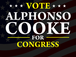 congress political yard sign template 10160