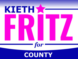 county political yard sign template 10177
