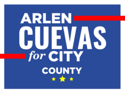 county political yard sign template 10194