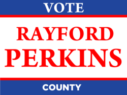 county political yard sign template 10237