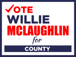 county political yard sign template 10238