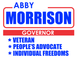 governor political yard sign template 10302