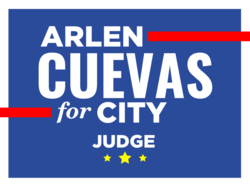 judge political yard sign template 10338