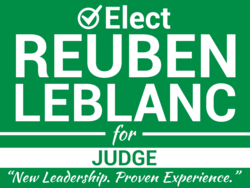 judge political yard sign template 10370