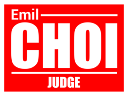 judge political yard sign template 10379