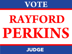 judge political yard sign template 10381