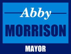 mayor political yard sign template 10432