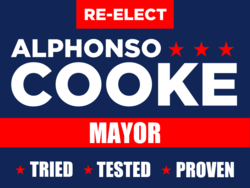 mayor political yard sign template 10439