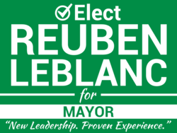 mayor political yard sign template 10442