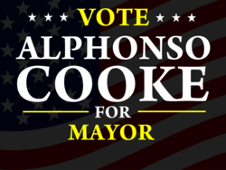 mayor political yard sign template 10448