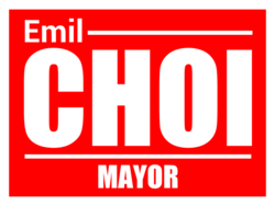 mayor political yard sign template 10451