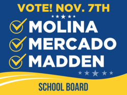 school-board political yard sign template 10464