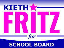 school-board political yard sign template 10465