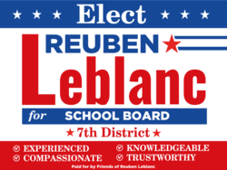 school-board political yard sign template 10471