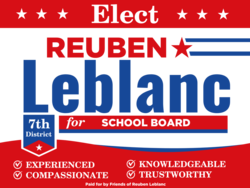 school-board political yard sign template 10472