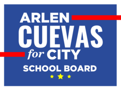 school-board political yard sign template 10482